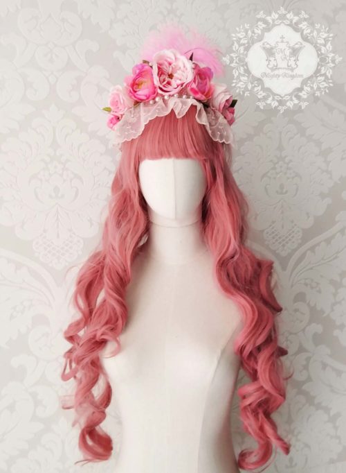 Pink Flower Crown H O N E Y