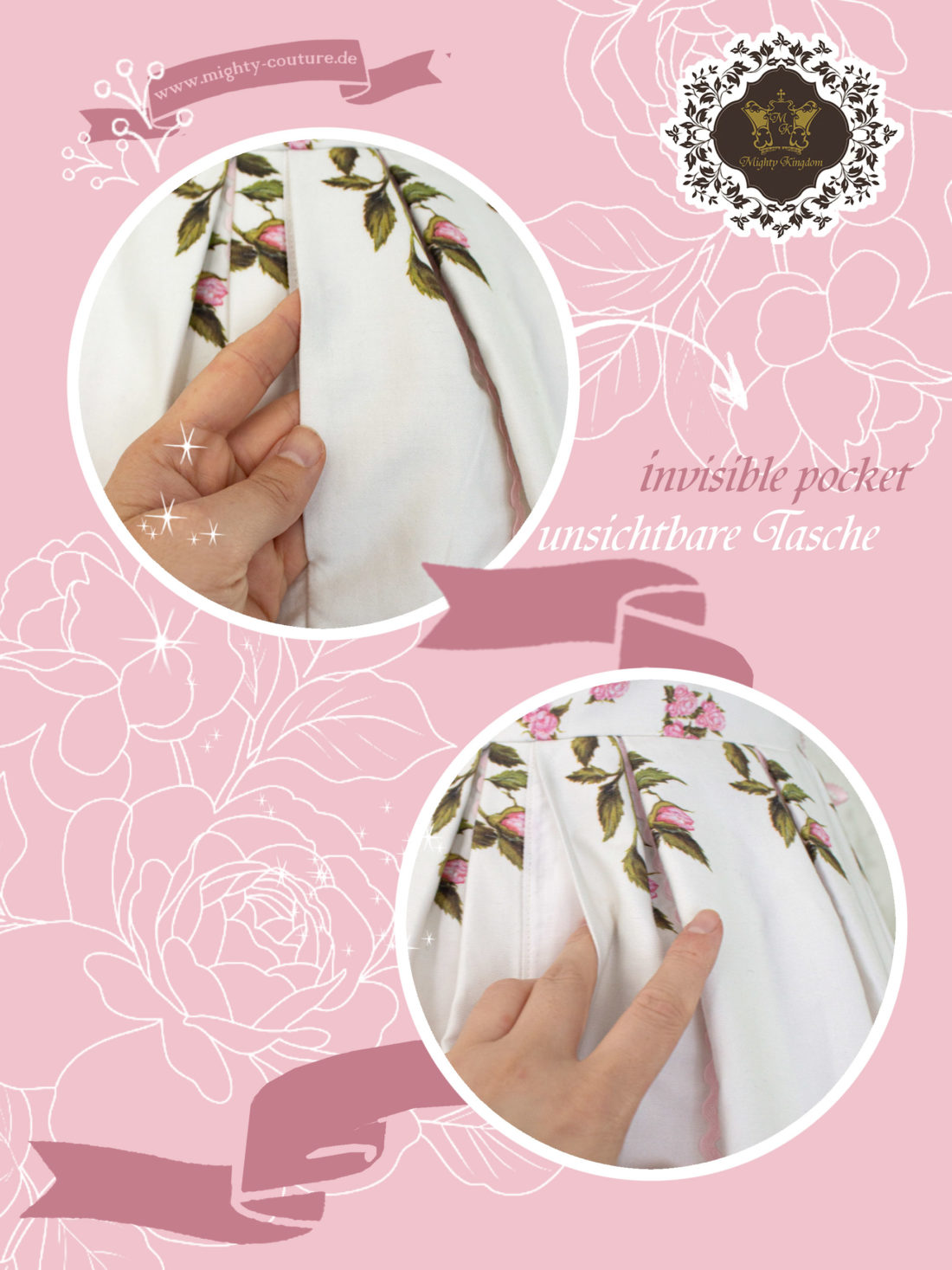 Lolita Dress - Rose Garden Detail