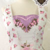 Lolita Dress - Rose Garden white Oberteil